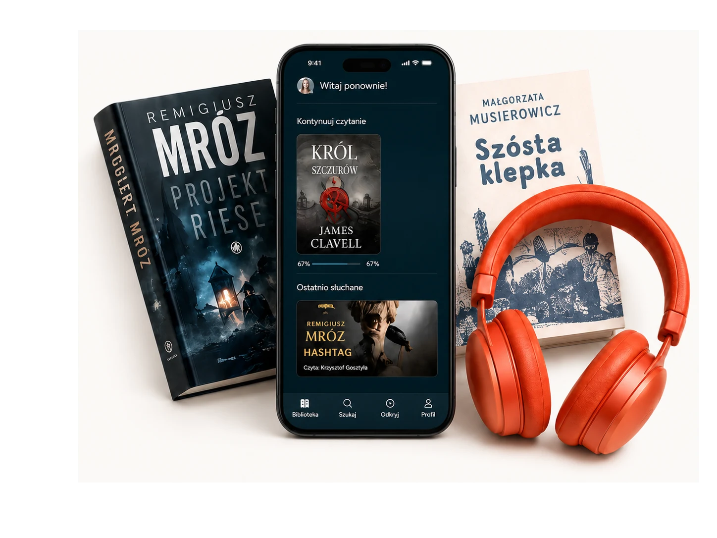 Aplikacja akapito.pl - ebooki i audiobooki w jednym miejscu